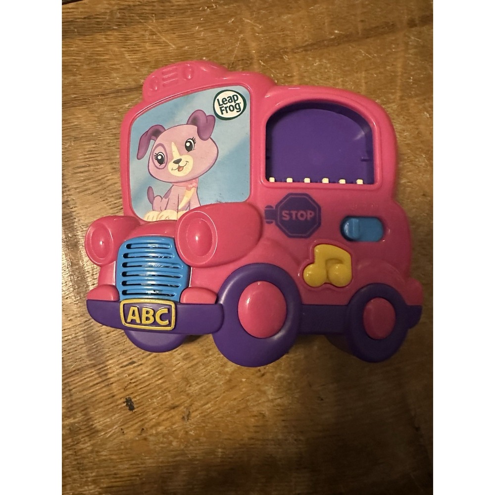 LeapFrog Magnetic Refrigerator Phonics ABC Letters Bus - Pink *Bus Only*